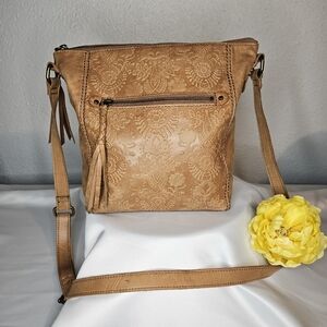 The Sak - Tobacco Embossed Flower Ashland Crossbody